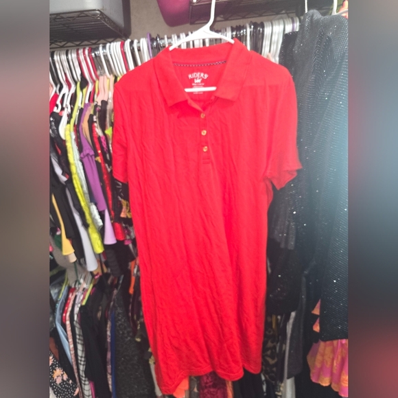 💋5/20 Riders By Lee Tshirt Dress Large - Picture 1 of 5